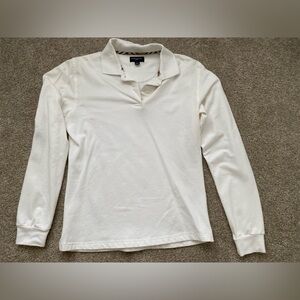 Burberry women’s long sleeve golf polo - size small